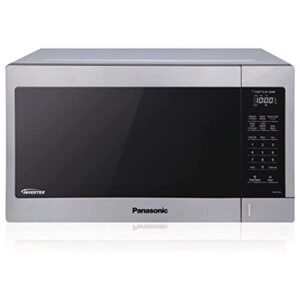 panasonic nn-sc73ls 1.6 cu. ft. 1200w cooking power auto defrost unique inverter technology countertop microwave oven (renewed)