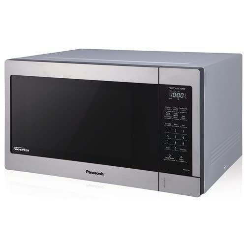 Panasonic NN-SC73LS 1.6 cu. ft. 1200W Cooking Power Auto Defrost Unique Inverter Technology Countertop Microwave Oven (Renewed)