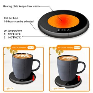 Coffee Mug Warmer,Coffee Warmer with Auto Shut Off for Home Office Desk, Coffee Cup Heater Smart Temperature Settings,Candle Wax Heating Plate.