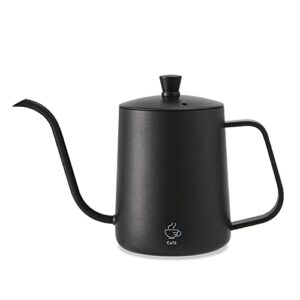 vevok chef pour over coffee kettle mini 20 oz gooseneck kettle spout coffee pots drip coffee maker kettle long narrow stainless steel pour over kettle