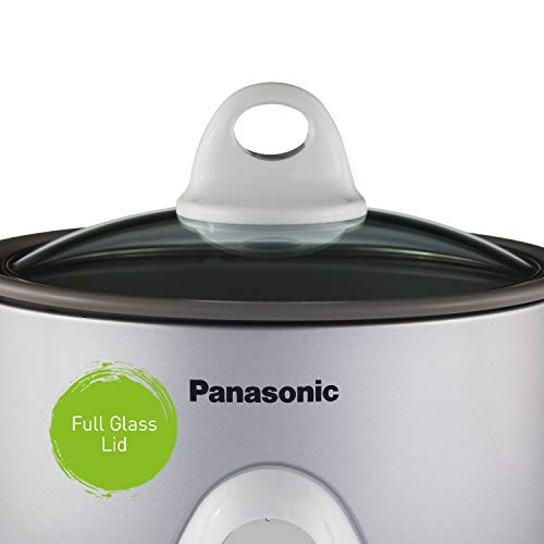 Panasonic SR-G06FGL Rice, Steamer & Multi-Cooker, 3-Cup (Uncooked), 3 Cups 6 Cups Cooked, Silver