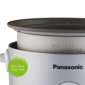 Panasonic SR-G06FGL Rice, Steamer & Multi-Cooker, 3-Cup (Uncooked), 3 Cups 6 Cups Cooked, Silver