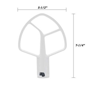 K5AB K5SS Stand Mixer Flat Beater Blade for Kitchen Aid 5-QT Coated Flat Beater 9707670 W10807813 PS983355 AP3881259
