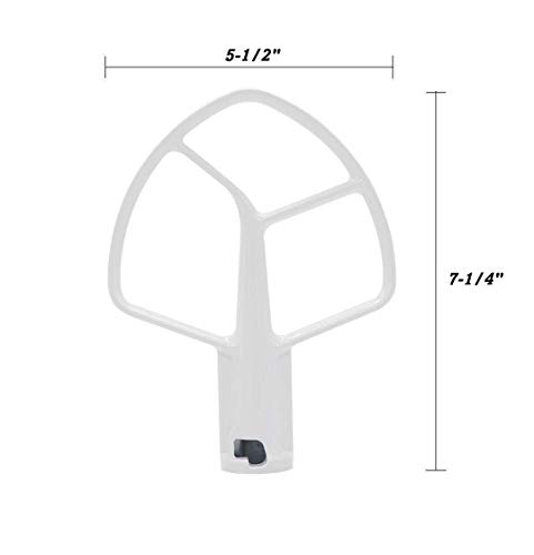 K5AB K5SS Stand Mixer Flat Beater Blade for Kitchen Aid 5-QT Coated Flat Beater 9707670 W10807813 PS983355 AP3881259