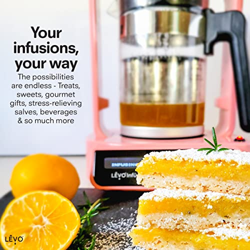 LEVO C - Large Batch Herbal Oil Infusion Machine - Botanical Extractor - Herb Decarboxylator & Oil Infuser - Edible Infusion Maker - For Infused Gummies, Tinctures, Brownies & More - Licorice Black