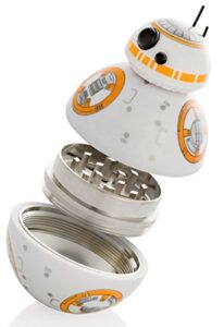 star wars spice grinder, bb-8 grinder ,perfect size 2″, 3 piece spice grinders