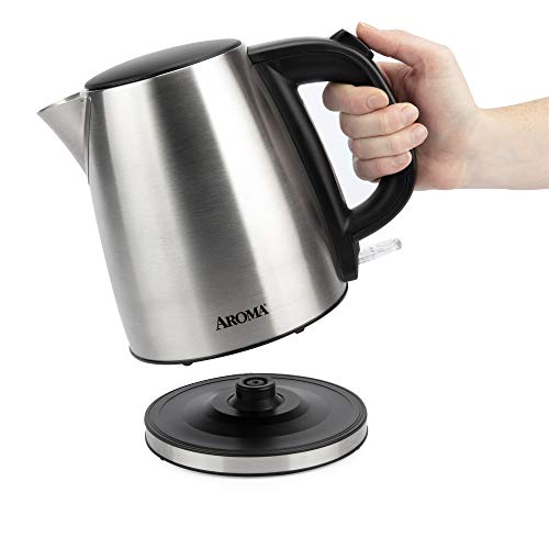 Aroma Housewares Housewares 1.0L / 4-cup Stainless Steel Electric Kettle (AWK-267SB)