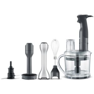 breville bsb530xl the all in one immersion blender, stainless steel, graphite & silver