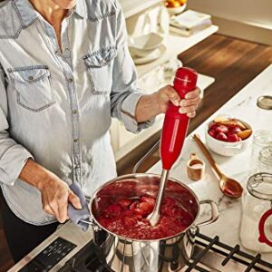 KitchenAid Queen of Hearts Hand Blender KHB1231QHSD, 3 Speed, Passion Red