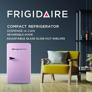 FRIGIDAIRE EFR372-PINK 3.2 Cu Ft Pink Retro Compact Rounded Corner Premium Mini Fridge