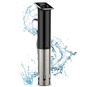 keylitos sous vide cooker machine 1100w, ipx7 waterproof sous vide precision cooker, ultra-quiet fast-heating immersion circulator precise cooker with accurate temperature and timer control