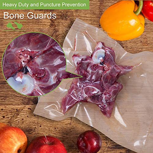 MaiFlaFre 6 Pack 8"x20'(3Rolls) and11"x20' (3Rolls) Vacuum Sealer Bags Rolls with BPA Free, Heavy Duty.Vacuum Sealer Bags Rolls Compatible with Any Types Vacuum Sealer