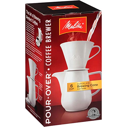 Melitta Gourmet Coffeemaker, Pack of 1, Porcelain Carafe