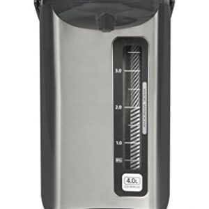 Zojirushi CD-WHC40XH Micom Water Boiler & Warmer, 135 oz, Stainless Gray