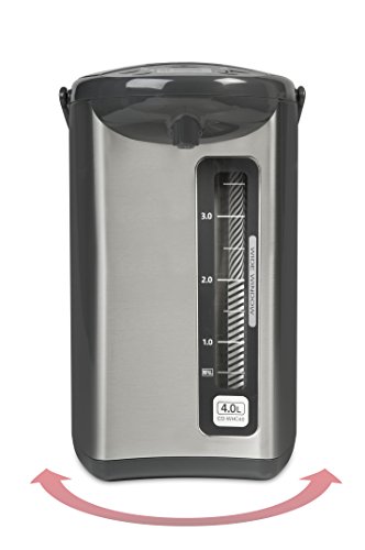 Zojirushi CD-WHC40XH Micom Water Boiler & Warmer, 135 oz, Stainless Gray