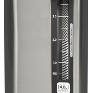 Zojirushi CD-WHC40XH Micom Water Boiler & Warmer, 135 oz, Stainless Gray