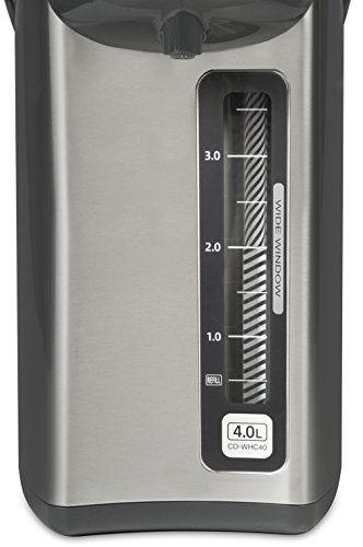 Zojirushi CD-WHC40XH Micom Water Boiler & Warmer, 135 oz, Stainless Gray