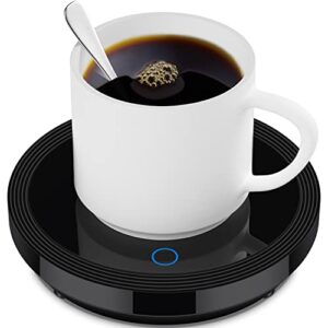 cup warmer for coffee with automatic sensor coffee warmer for desk auto shut off & on coffee cup warmer for tea, water, milk,black without cup
