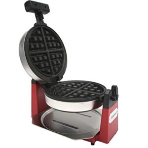 Cuisinart WAF-F10R Maker Waffle Iron, Single, Red