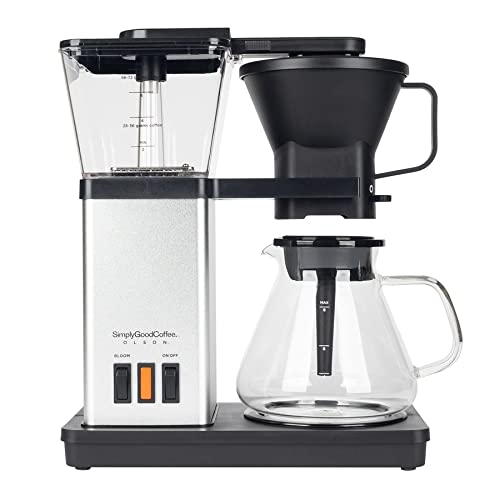 Simply Good Coffee - Olson Coffee Brewer, 8 Cup Coffee Brewer, Perfect Coffee Every time