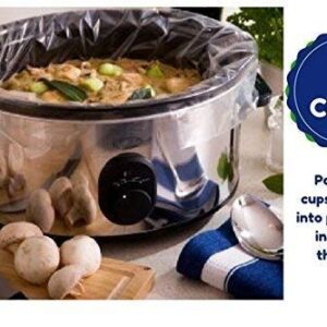 Extra Large Slow Cooker Liners Fits Up To 7-8 Quart Crock Pots 40 Ct