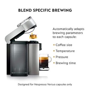 Nespresso ENV135S Vertuo Evoluo Coffee and Espresso Machine by De'Longhi, Silver Nespresso Vertuoline Coffee, Assortment, 30 Capsules