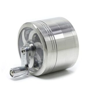 spices grinder(2.5″, silver),easy clean