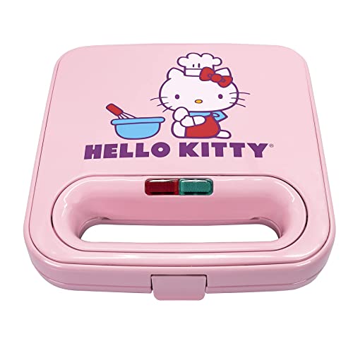 Uncanny Brands Hello Kitty Waffle Maker - Make Double Hello Kitty Waffles - Kitchen Appliance