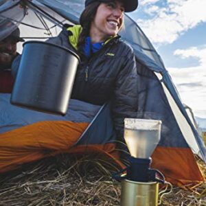 GSI Outdoors Coffee Rocket Pour-Over Coffee Maker I Collapsible, Nesting, Drip Coffee Set for Camping & Travel