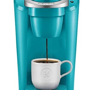 K-Compact Single-Serve K-Cup Pod Coffee Maker, 36 ounces, Turquoise