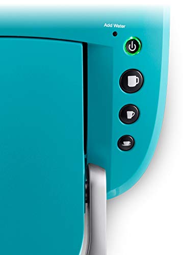 K-Compact Single-Serve K-Cup Pod Coffee Maker, 36 ounces, Turquoise