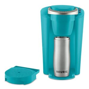 K-Compact Single-Serve K-Cup Pod Coffee Maker, 36 ounces, Turquoise