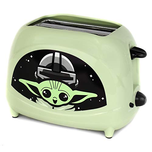 Uncanny Brands Star Wars The Mandalorian The Child 2-Slice Toaster- Toasts Baby Yoda onto Your Toast