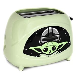 Uncanny Brands Star Wars The Mandalorian The Child 2-Slice Toaster- Toasts Baby Yoda onto Your Toast