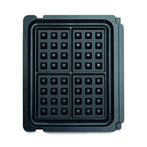 breville bgr001 no-mess waffle plates, nonstick plates small