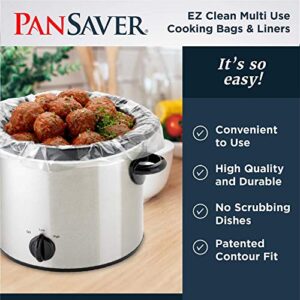 PanSaver EZ Clean Multiuse Cooking Bags and Slow Cooker Liners, 50 Count