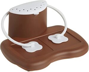 smores maker – easy to use campfire style indoor s’mores maker for microwave – mess-free dessert machine – in-built water reservoir – sturdy handles – versatile