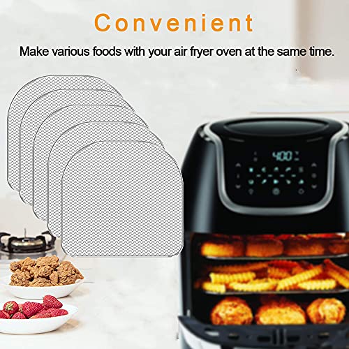 5 Pieces Dehydrator Racks Compatible for 6QT Power Air Fryer Oven,Chefman, Caynel, Air Flow Racks,Dehydrate Fruits and Meats,Air Fryer Oven Accessories