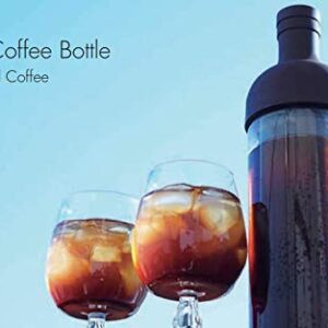 Hario Cold Brew Coffee Wine Bottle, 650ml, Mocha