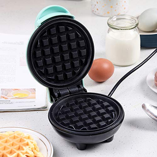 Hovico Mini Electric Waffles Maker Bubble Egg Cake Oven Breakfast Waffle Machine, Premium Non-Stick Plates