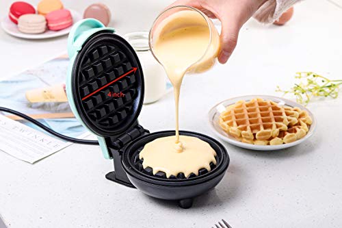 Hovico Mini Electric Waffles Maker Bubble Egg Cake Oven Breakfast Waffle Machine, Premium Non-Stick Plates