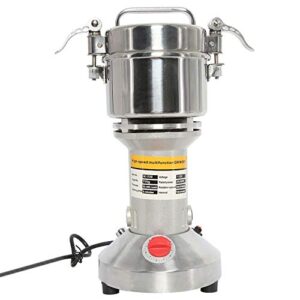 HYDDNice 700g Grain Mill Grinder 2500w 50-300 Mesh 36000RPM High Speed Electric Stainless Steel Grinder Spice Herb Cereals Corn Flour Powder Machine Commercial Grade