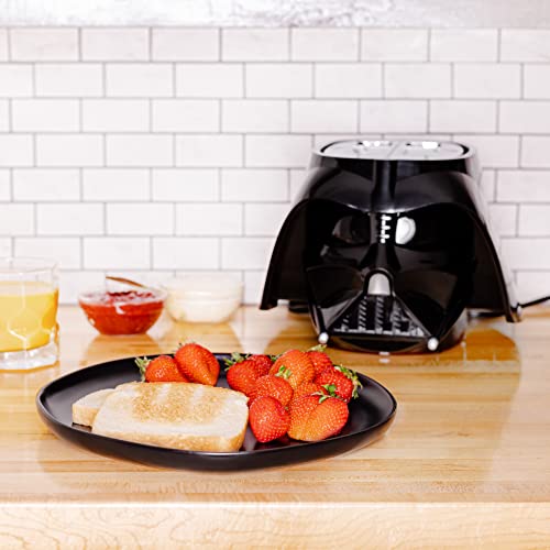 Uncanny Brands Star Wars Darth Vader Halo Toaster - Lights-Up and Makes Lightsaber Sounds