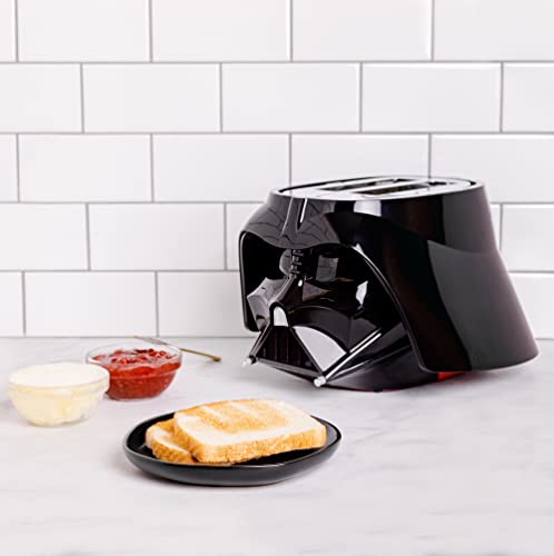 Uncanny Brands Star Wars Darth Vader Halo Toaster - Lights-Up and Makes Lightsaber Sounds