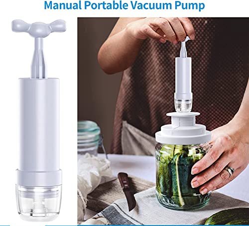 Mini Vacuum Pump Manual Vacuum Sealer Pump for Sous Vide Bags Portable Hand Pump Home Organizing Supply Storage Pump Use in Clothes and Food