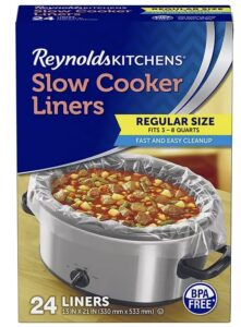 reynolds slow cooker liners, 24 pack