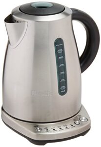 breville bke720bss temp select electric kettle, brushed stainless steel