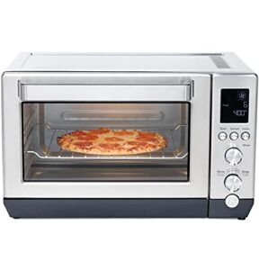 ge convection toaster oven | calrod heating technology | large capacity toaster oven complete with 7 cook modes & oven accessories | countertop kitchen essentials | 1500 watts | stainless steel