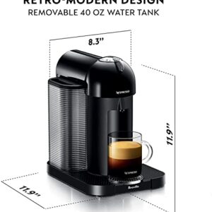 Nespresso Vertuo Coffee and Espresso Machine by Breville, 5 Cups, Black