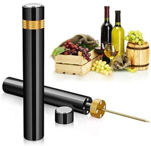 mini wine opener | travel portable pocket air pressure pump wine bottle opener | assemblable design corkscrew 7s quick bottle opening | for home, restaurant, party,wine lovers